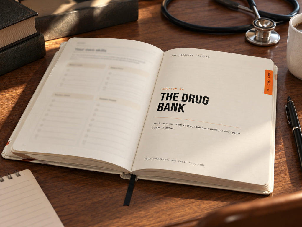 The Housejob Journal, Drug Bank section divider